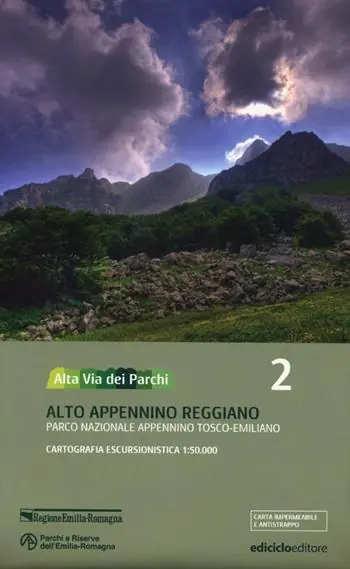Alta via dei parchi 1 50.000. Vol. 2 Alto Appennino reggiano. Parco nazionale Appennino tosco-emiliano. Ultime Pezzi