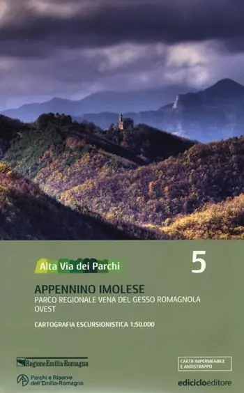 Alta via dei parchi 1 50.000. Vol. 5 Appennino imolese. Parco regionale Vena del Gesso Romagnola ovest. Offerta
