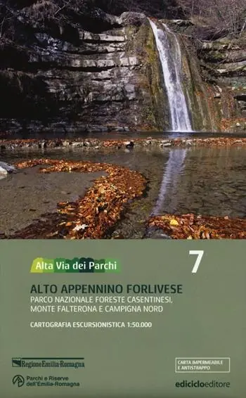 Alta via dei parchi 1 50.000. Vol. 7 Alto Appennino forlivese. Parco nazionale Foreste Casentinesi, monte Falterona e Campigna nord. Offerta Del Giorno