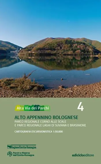 Alta via dei parchi 1 50.000. Nuova ediz.. Vol. 4 Alto Appennino bolognese. Parco regionale Corno alle Scale e parco regionale laghi di Suviana e Brasimone Pagamento Sicuro