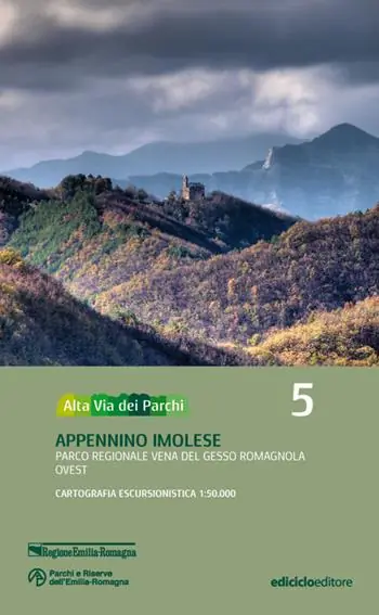 Alta via dei parchi 1 50.000. Nuova ediz.. Vol. 5 Appennino imolese. Parco regionale Vena del Gesso Romagnola ovest Prezzo Scontato