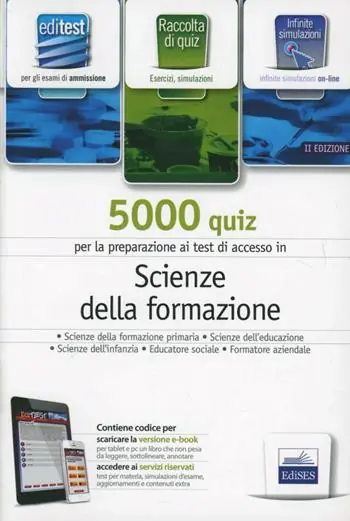 EdiTEST 5000 quiz. Scienze della formazione. Per la preparazione ai test di ammissione. Con espansione online Compra Online