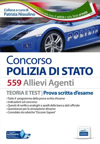 Concorso 559 allievi agenti Polizia di Stato. Manuale teoria e test per la prova scritta d‘esame. Con espansione online Sconto
