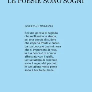 Le poesie sono sogni Prezzo Scontato