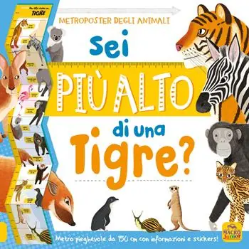 Sei più alto di una tigre? Con adesivi Spedito Oggi