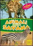 Ultimissimo Modello Animali della savana. Con adesivi