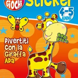 Ordina Subito Divertiti con la giraffa Ada. Ricrea giochi. Con adesivi. Ediz. illustrata