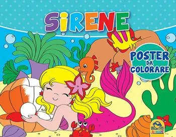 Offerta Limitata Sirene. Poster da colorare