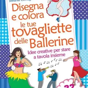 Prezzo Ridotto Disegna e colora le tue tovagliette delle ballerine