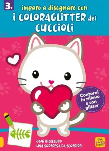 Imparo a disegnare con i coloraglitter dei cuccioli. Ediz. illustrata Di Tendenza