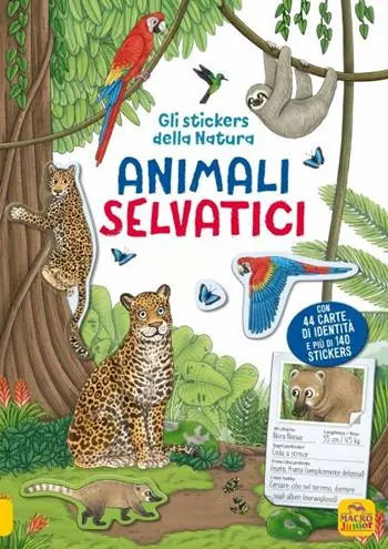 Vendita Finale Animali selvatici. Gli stickers della natura. Con Adesivi