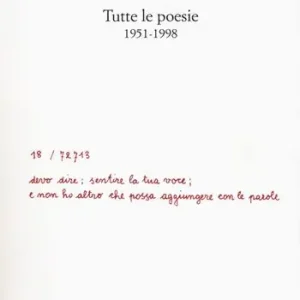 Tutte le poesie 1951-1998 Prezzo Conveniente