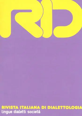 RID. Rivista italiana di dialettologia. Vol. 40 Prezzo Conveniente