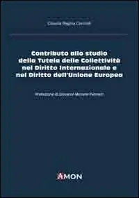 Contributo allo studio della tutela delle collettività nel diritto internazionale e nel diritto dell‘Unione Europea Prezzo Di Fabbrica