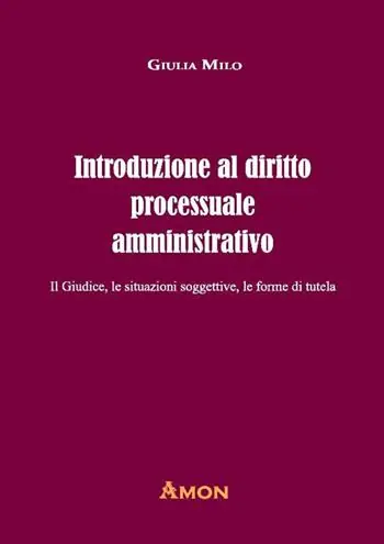 Prezzo Conveniente Introduzione al diritto processuale amministrativo. Il giudice, le situazioni soggettive, le forme di tutela