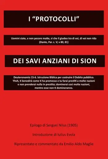 I «protocolli» dei savi anziani di Sion Prezzo Conveniente