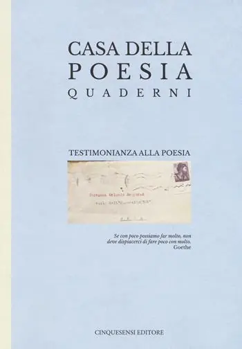 Testimonianza alla poesia. Ediz. a colori Promo Stagionale