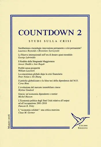 Countdown. Studi sulla crisi. Vol. 2 Soddisfatti O Rimborsati